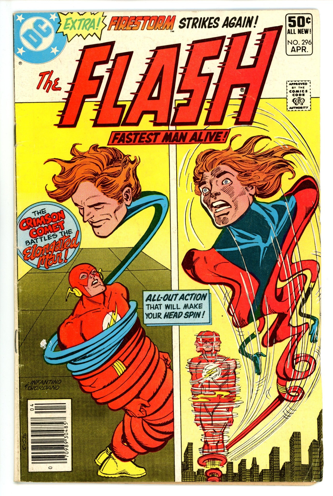 The Flash Vol 1 296 Newsstand (1981)