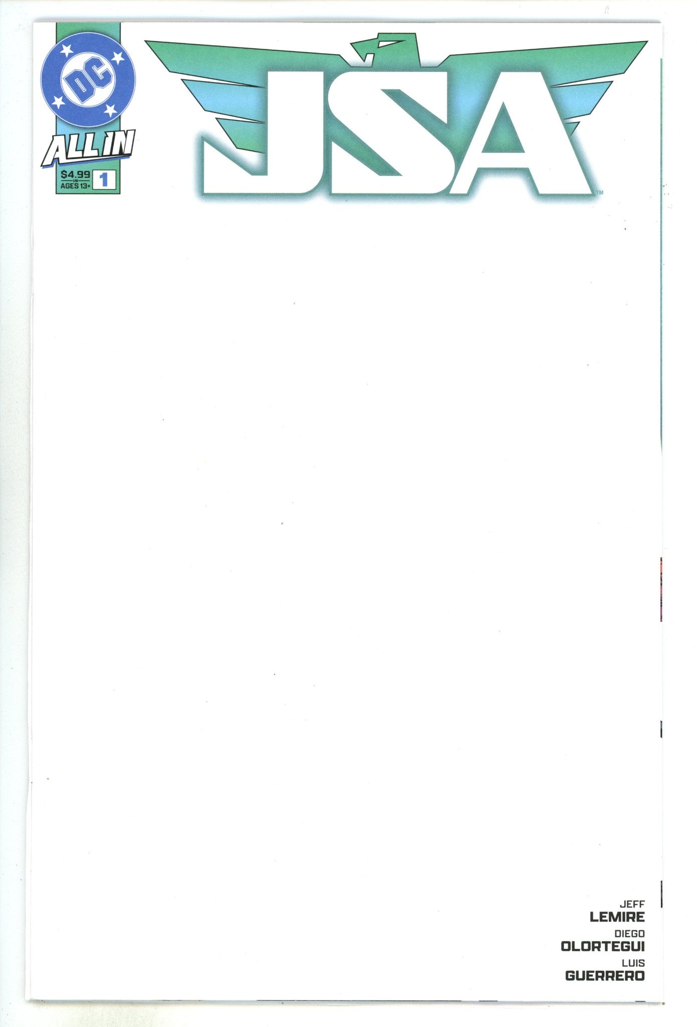 JSA Vol 2 1 Blank Variant (2024)