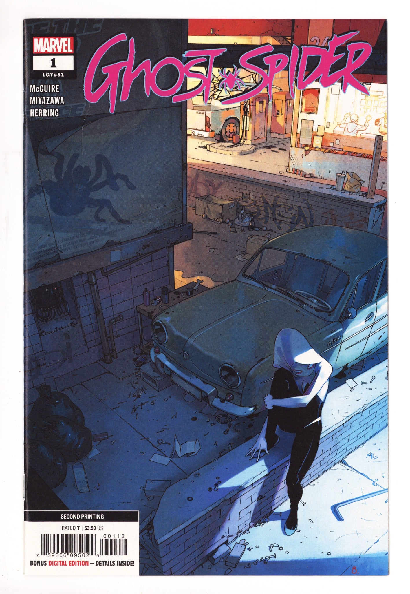 Ghost-Spider Vol 1 1 (51) High Grade (2019) Bengal 2nd Print 