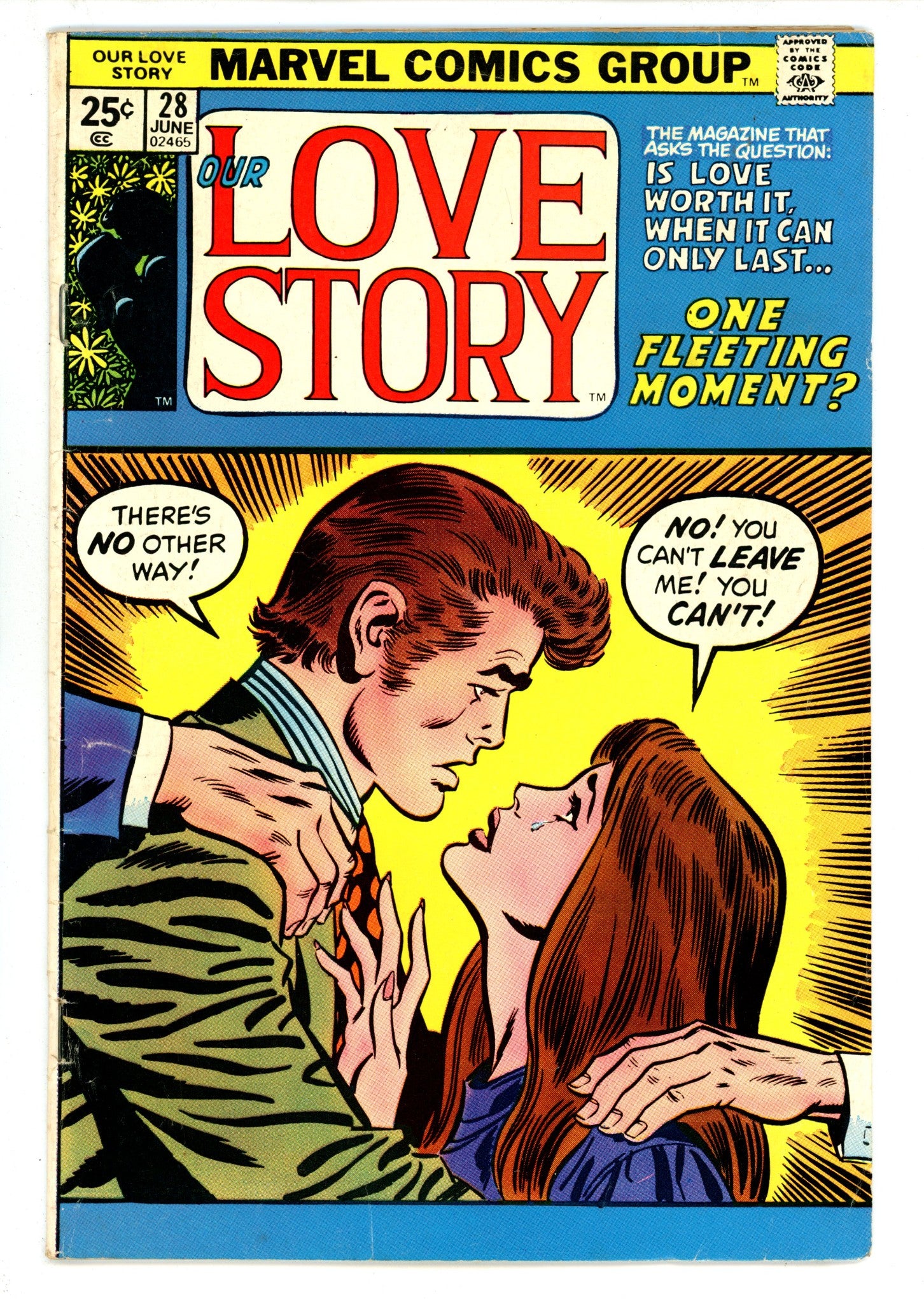Our Love Story 28 VG+ (4.5) (1974) 