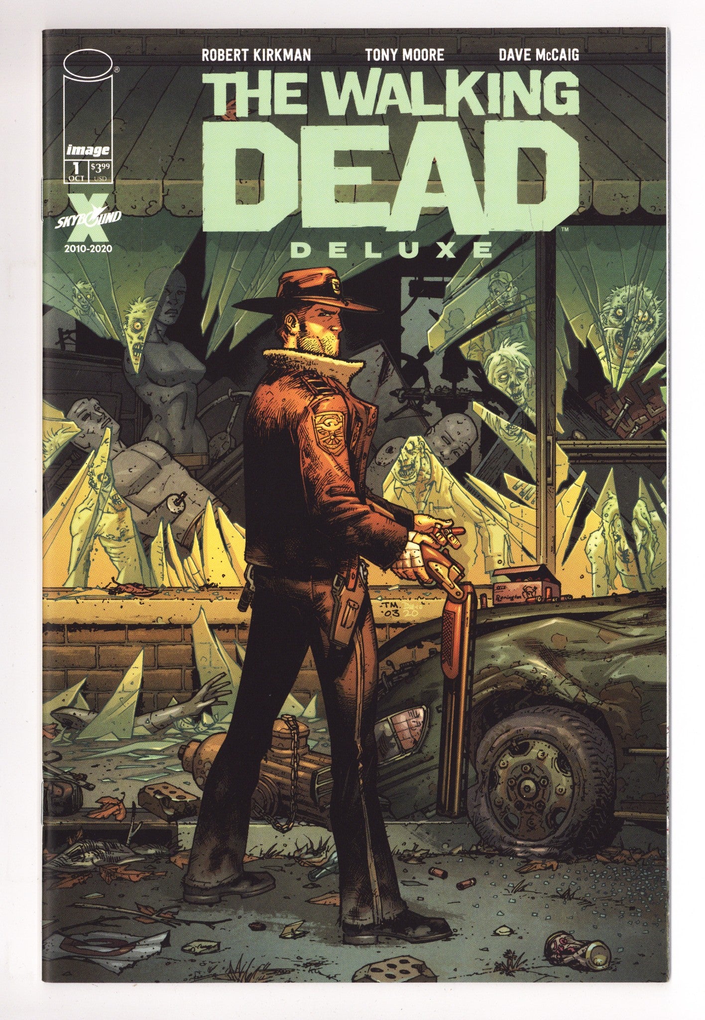 The Walking Dead Deluxe 1 High Grade (2020) Moore Variant 