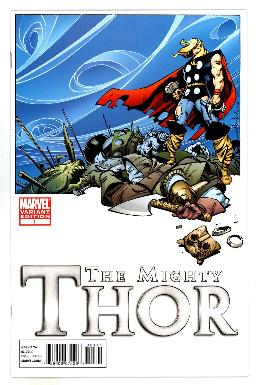 The Mighty Thor Vol 1 1  VF/NM (9.0)  (2011) Simonson  Incentive Variant  