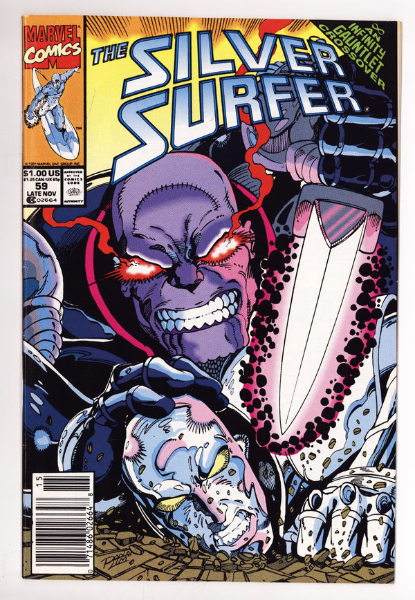 Silver Surfer Vol 3 59 Mid Grade (1991) Newsstand