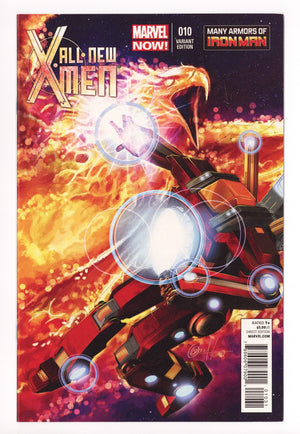 All-New X-Men Vol 1 10 NM- (9.2) (2013) Horn Iron Man Incentive Variant
