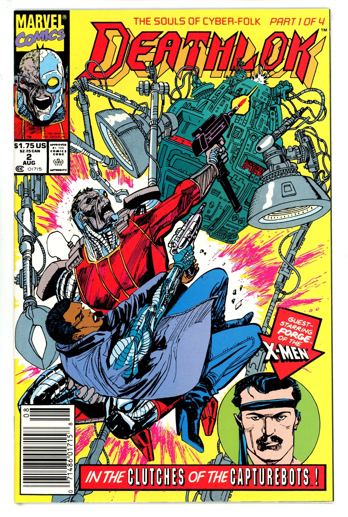 Deathlok Vol 2 2 Newsstand (1991)