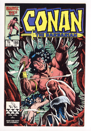 Conan the Barbarian Vol 1 186 Mid Grade (1986)