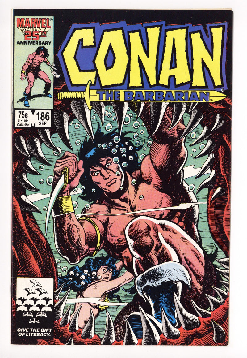 Conan the Barbarian Vol 1 186 Mid Grade (1986) 