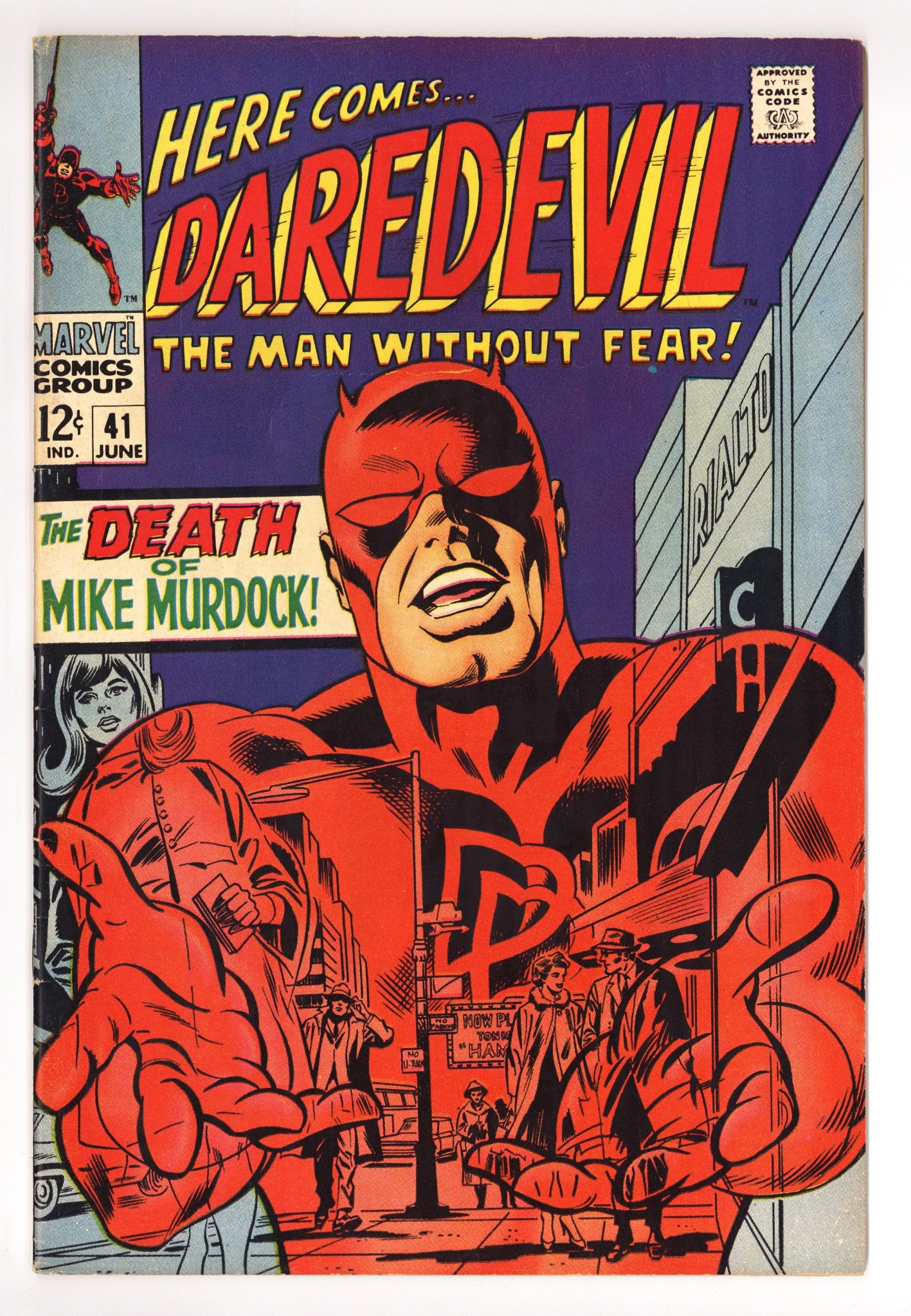Daredevil Vol 1 41 FN+ (6.5) (1968) 