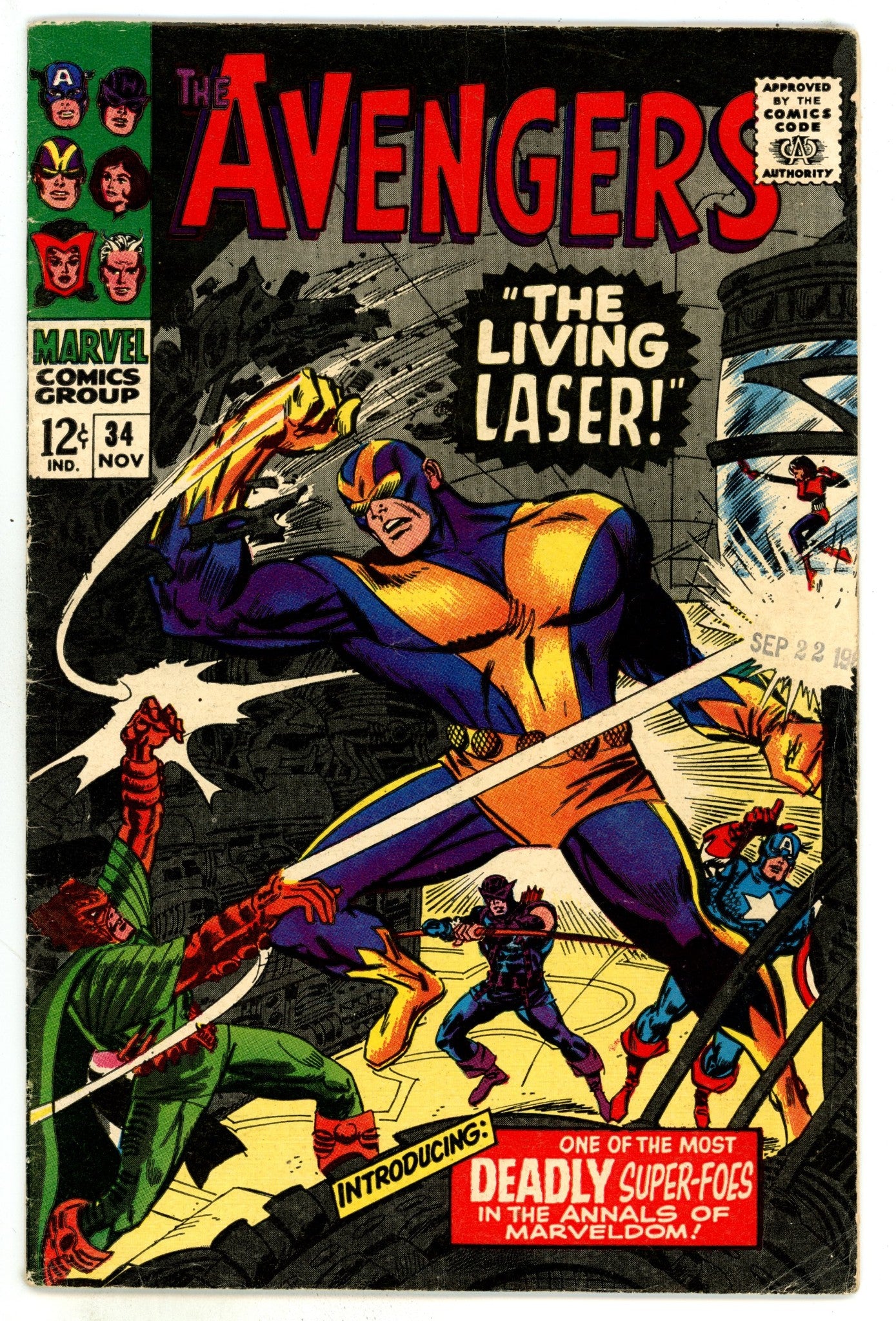 The Avengers Vol 1 34 VG/FN (5.0) (1966) 