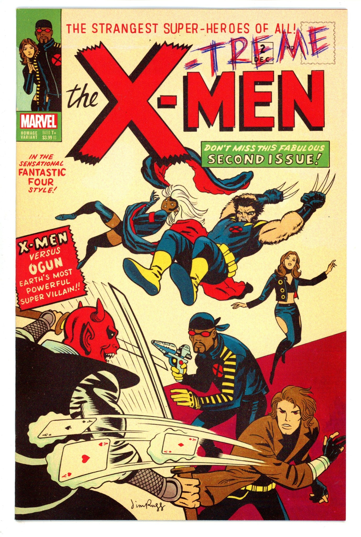 X-Treme X-Men Vol 3 2 High Grade (2023) Rugg Variant 