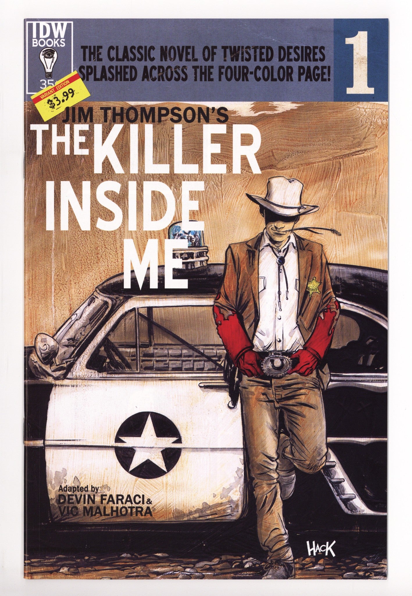Jim Thompson's The Killer Inside Me 1 High Grade (2016) Hack Variant 