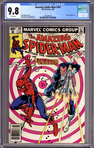 The Amazing Spider-Man Vol 1 201 CGC 9.8 (NM/M) (1980) Newsstand
