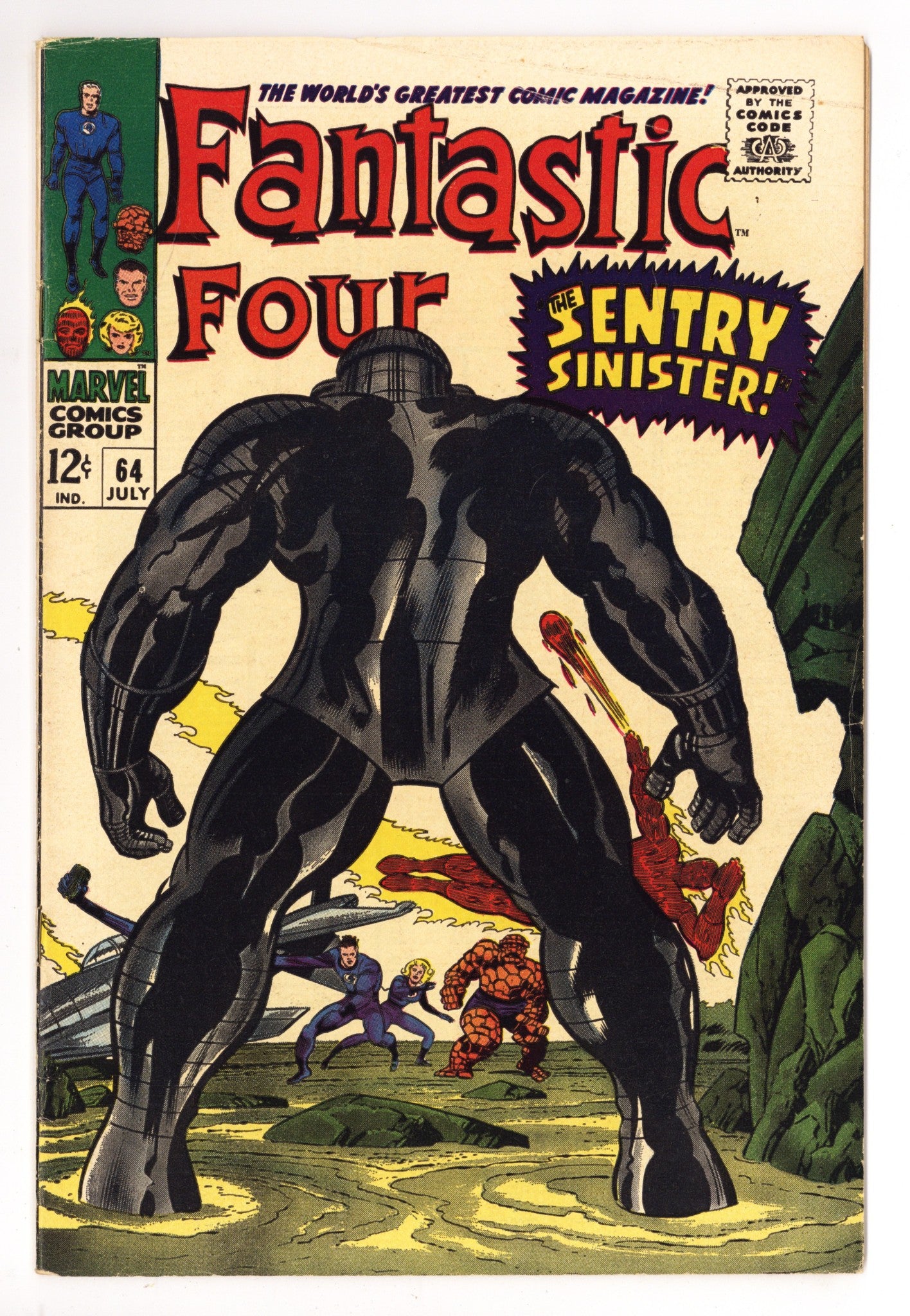 Fantastic Four Vol 1 64 FN- (5.5) (1967) 