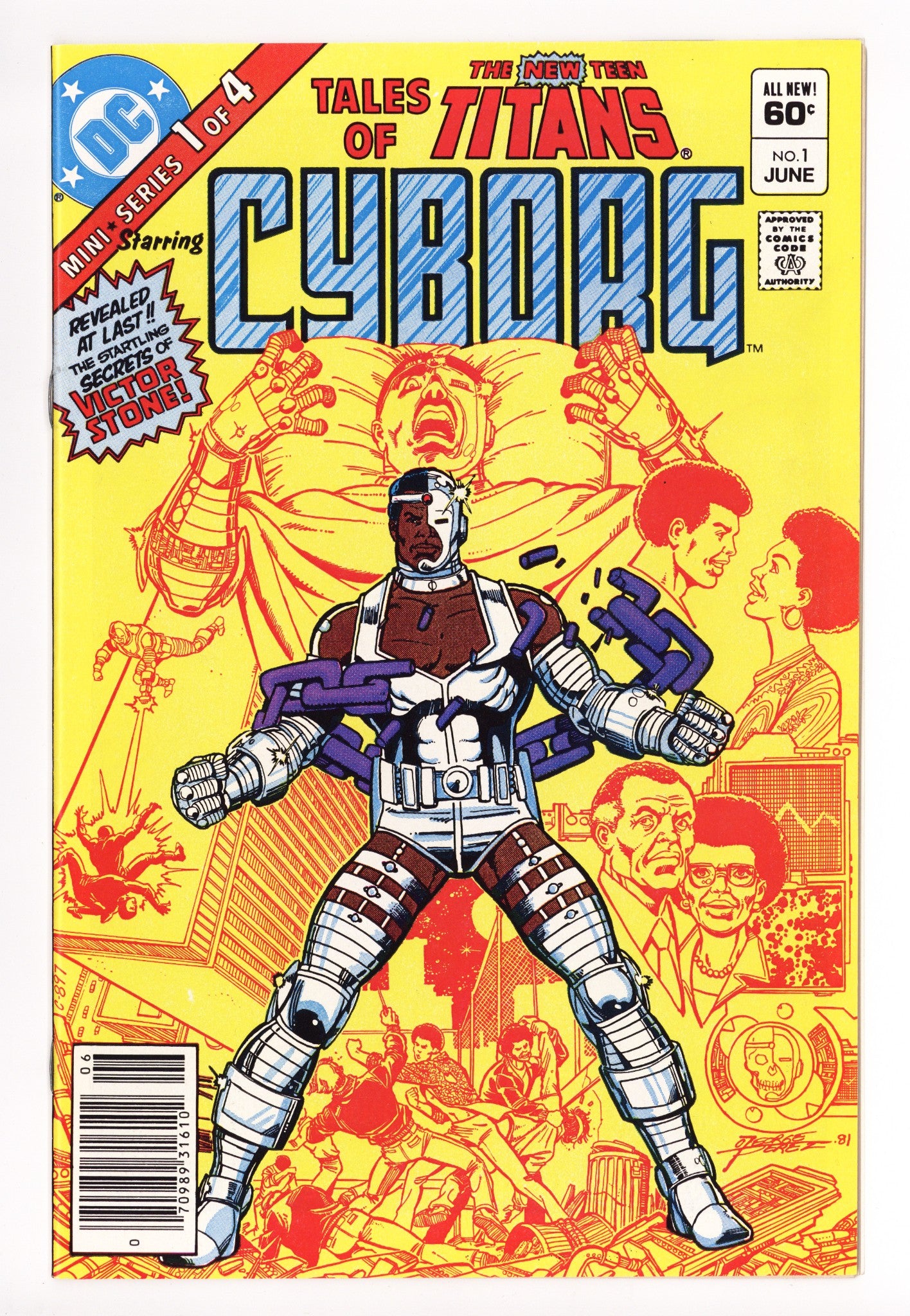 Tales of the New Teen Titans 1 High Grade (1982) Newsstand 