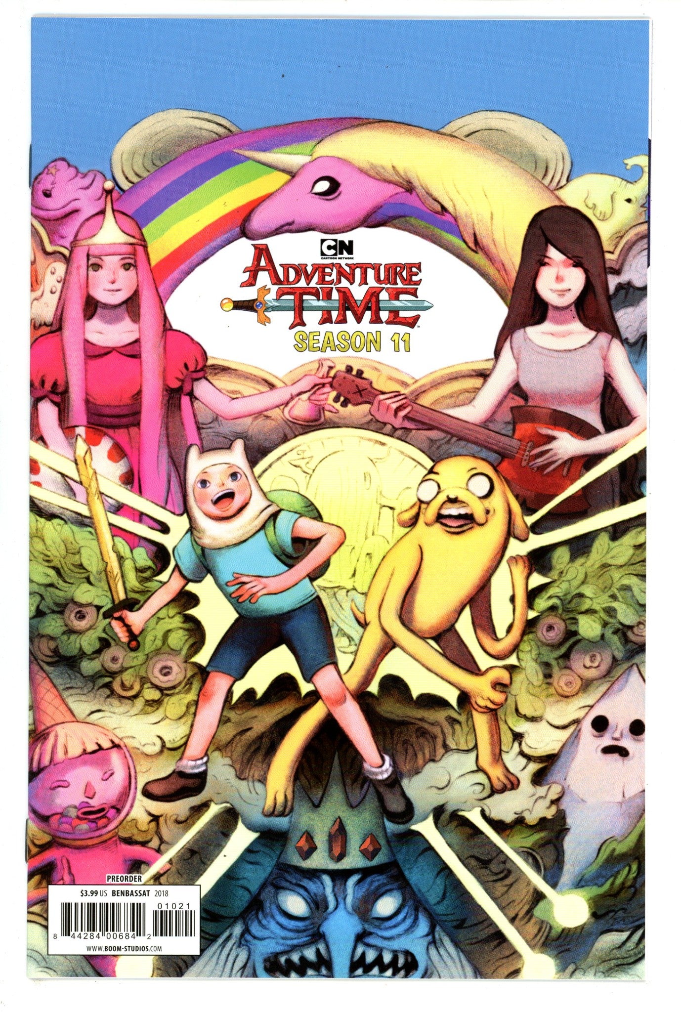 Adventure Time: Season 11 1 NM- (9.2) (2018) Benbassat Variant 