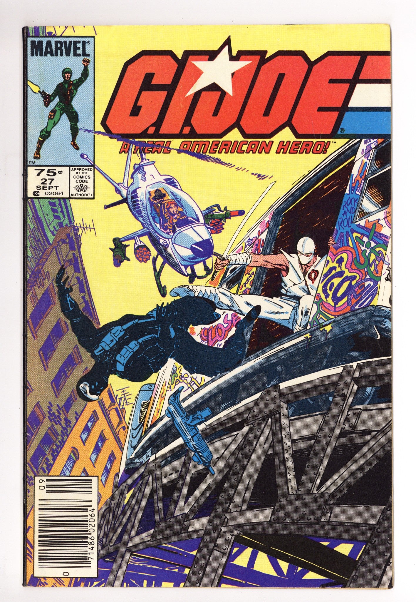 G.I. Joe, A Real American Hero 27 GD/VG (3.0) (1984) Canadian Price Variant 