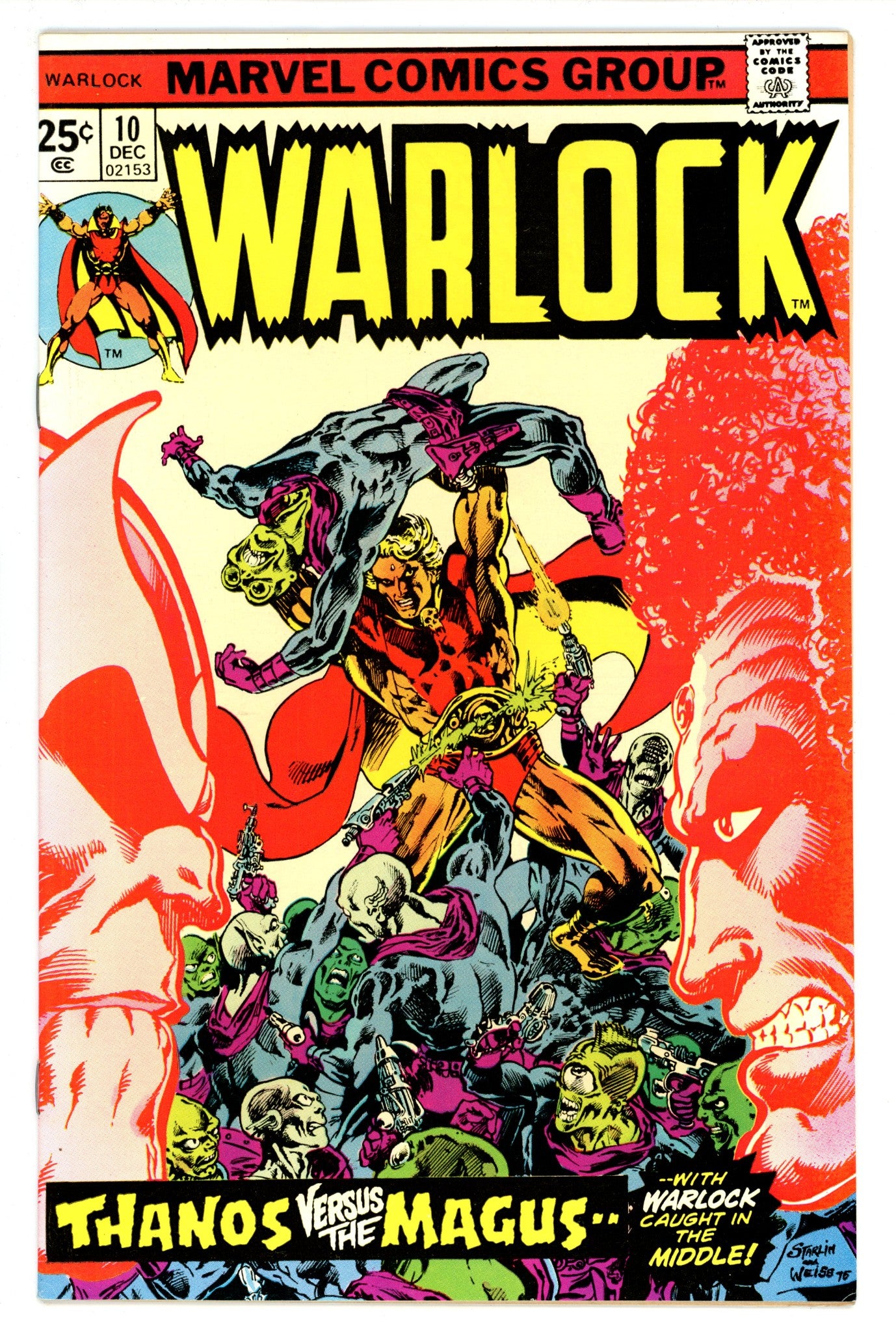Warlock Vol 1 10 VF (8.0) (1975) 