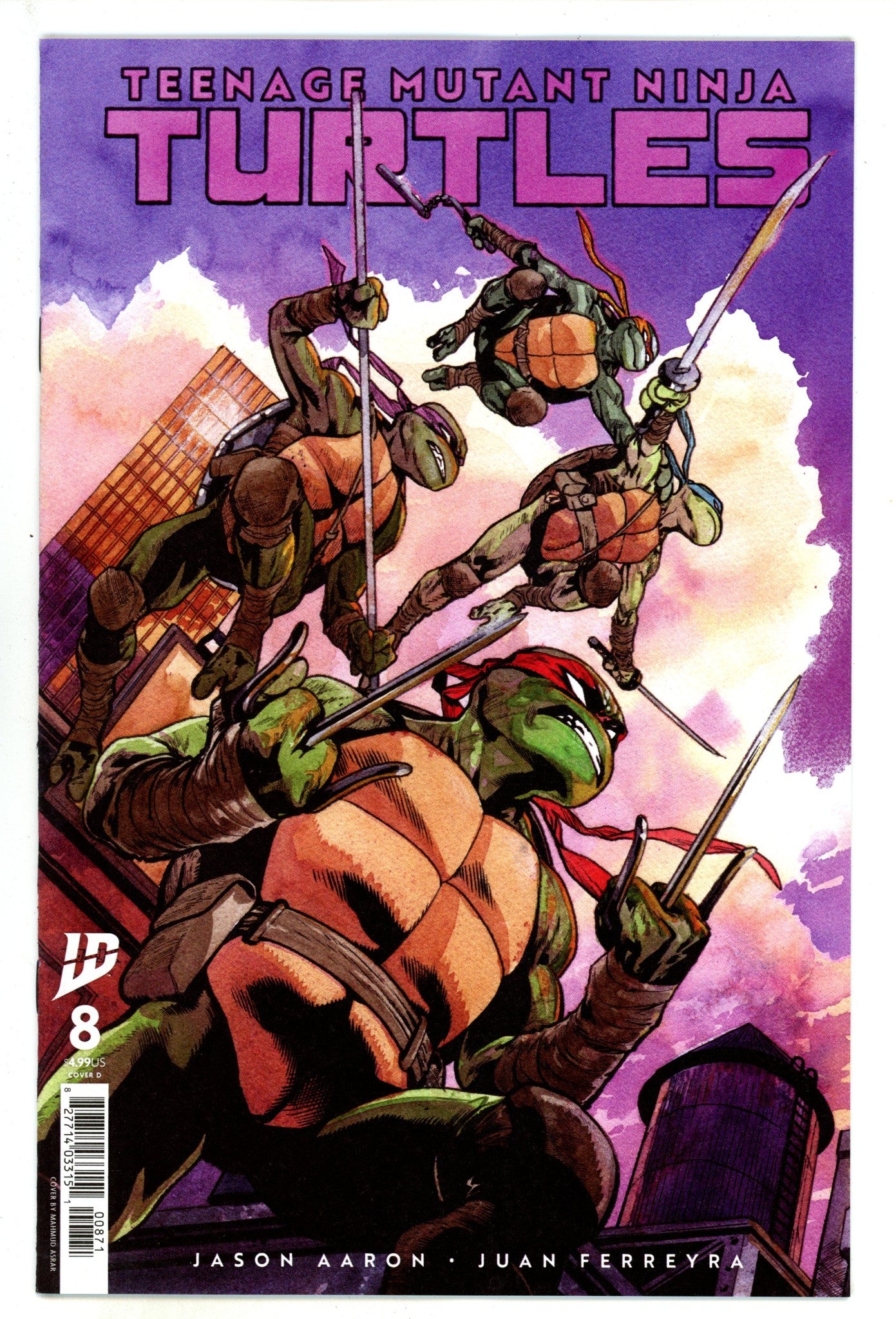 Teenage Mutant Ninja Turtles Vol 6 8 Asrar Variant (2025)