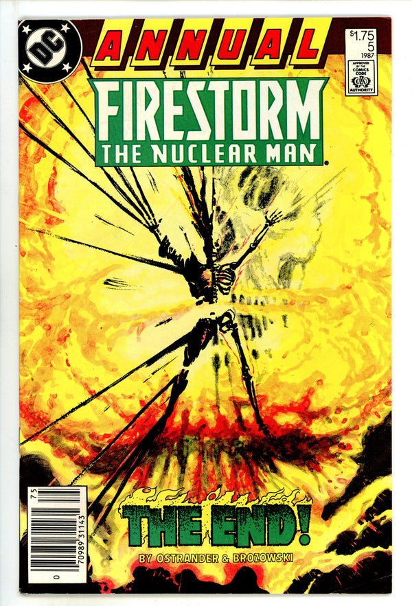 Firestorm Annual Vol 2 5 FN (6.0) (1987) Canadian Price Variant