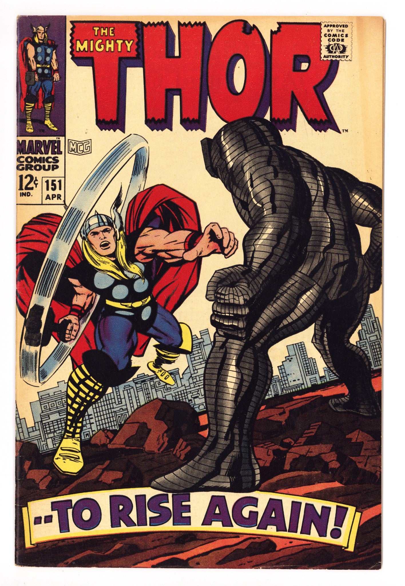 Thor Vol 1 151 VF (8.0) (1968) 