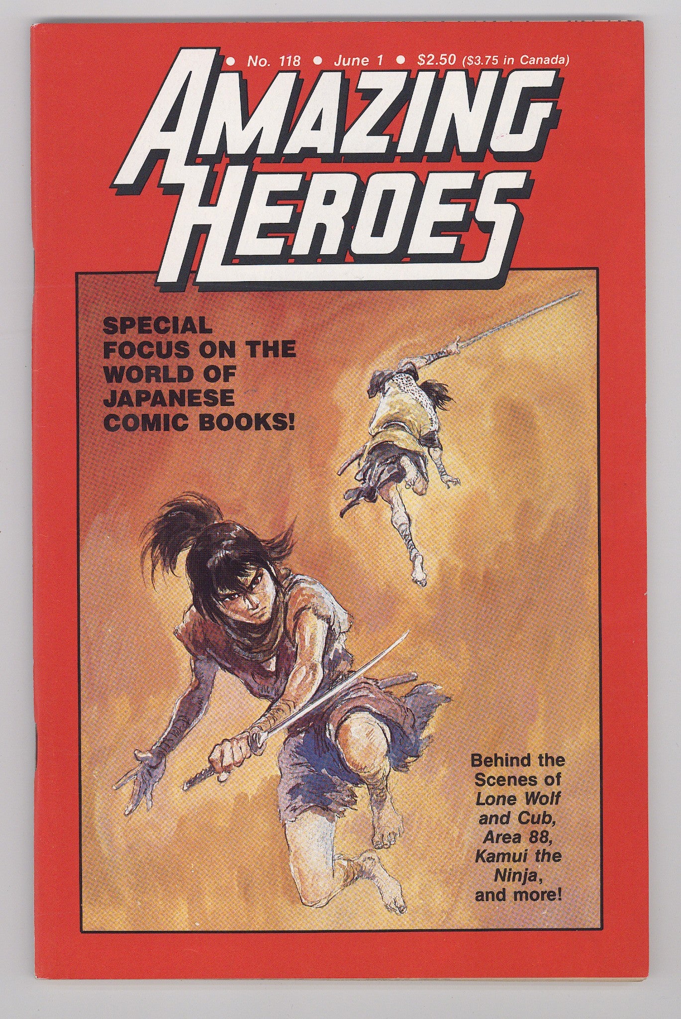 Amazing Heroes 118 Mid Grade (1987) 