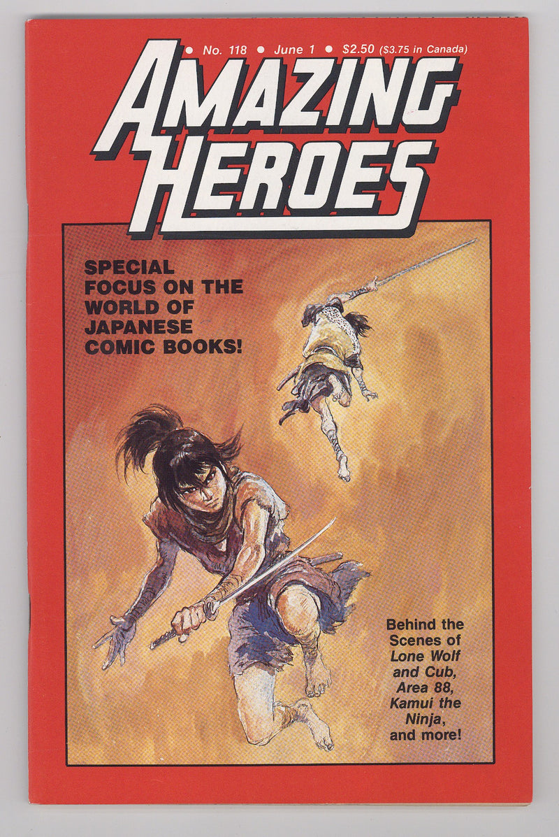 Amazing Heroes 118 Mid Grade (1987) 