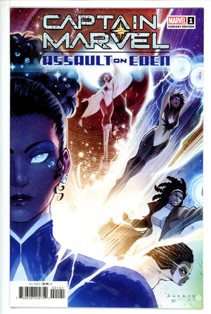 Captain Marvel: Assault on Eden 1 High Grade (2023) Darboe Variant