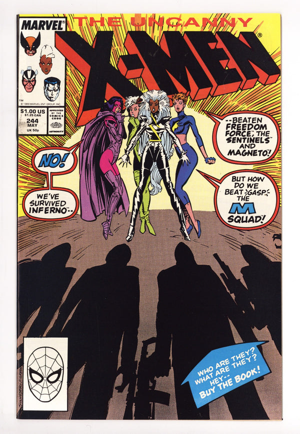 The Uncanny X-Men Vol 1 244 VF (8.0) (1989)
