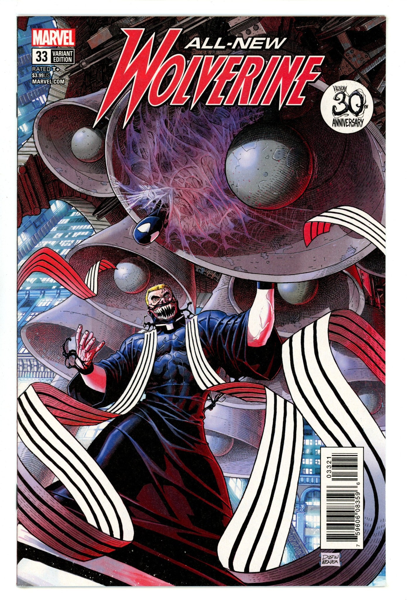 All-New Wolverine 33 High Grade (2018) Weaver Variant 