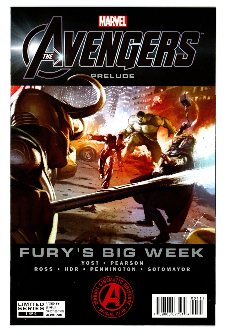 Marvel's the Avengers Prelude: Fury's Big Week 1 VF+ (8.5) (2012) 