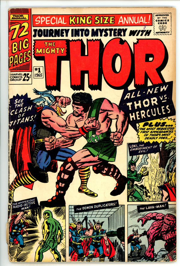 Journey into Mystery Annual Vol 1 1 GD/VG (3.0) (1965) Canadian Edition