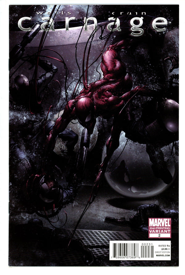 Carnage Vol 1 2 VF+ (8.5) (2011) 2nd Print