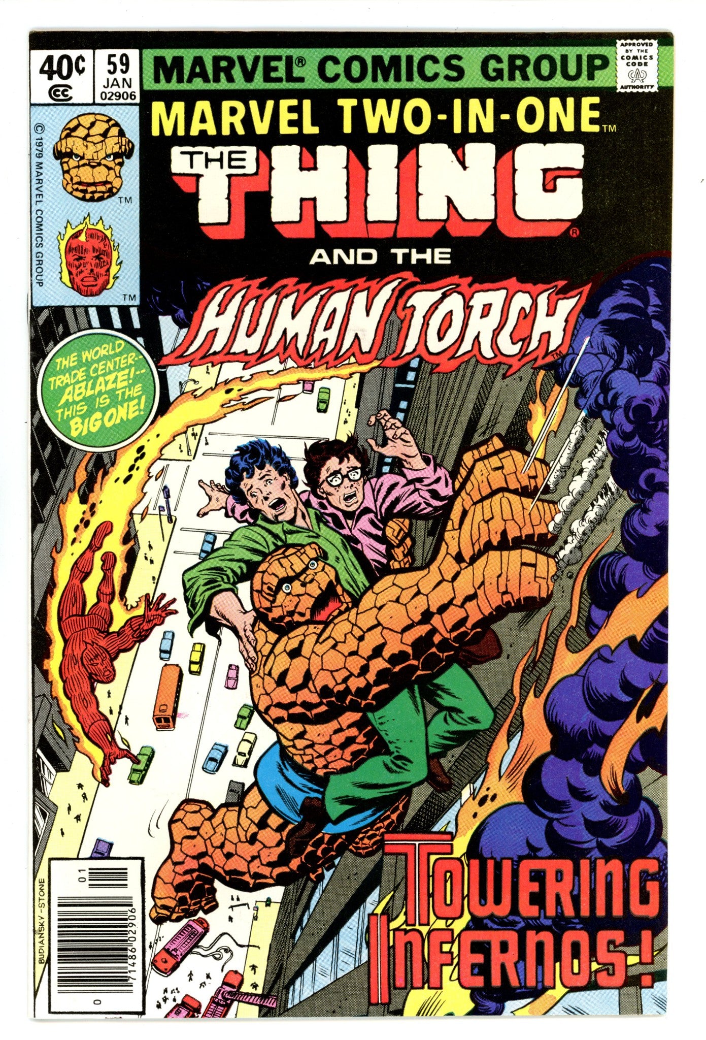 Marvel Two-in-One Vol 1 59 NM- (9.2) (1980) Newsstand 