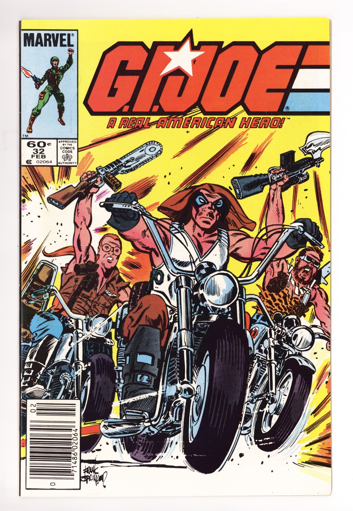 G.I. Joe, A Real American Hero 32 VF (8.0) (1985) Newsstand 