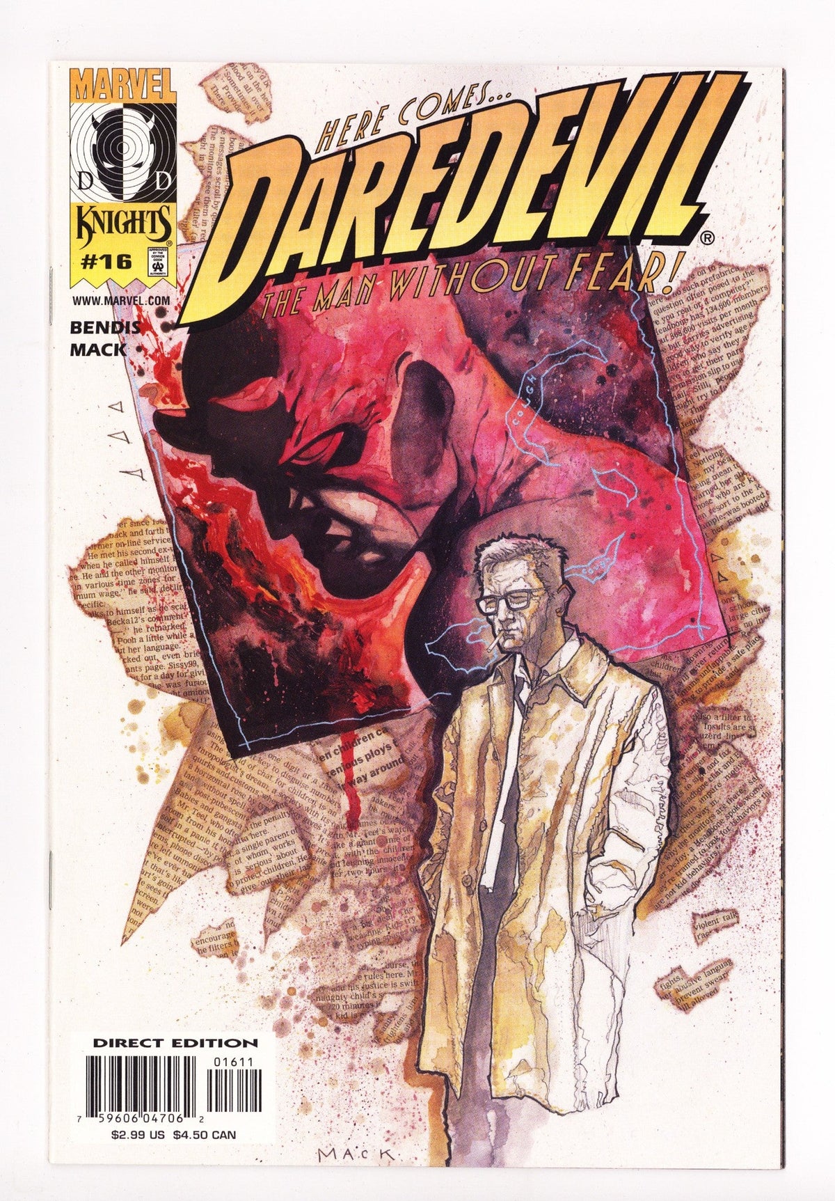 Daredevil Vol 2 16  High Grade   (2001)