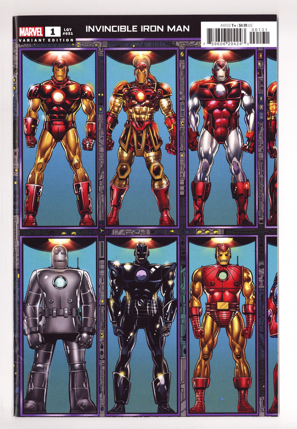 Invincible Iron Man Vol 4 1 (651) High Grade (2023) Layton Connecting Variant