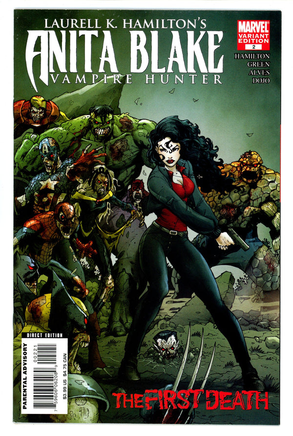 Laurell K. Hamilton's Anita Blake - Vampire Hunter: The First Death 2 Mid Grade (2007) Lim Variant