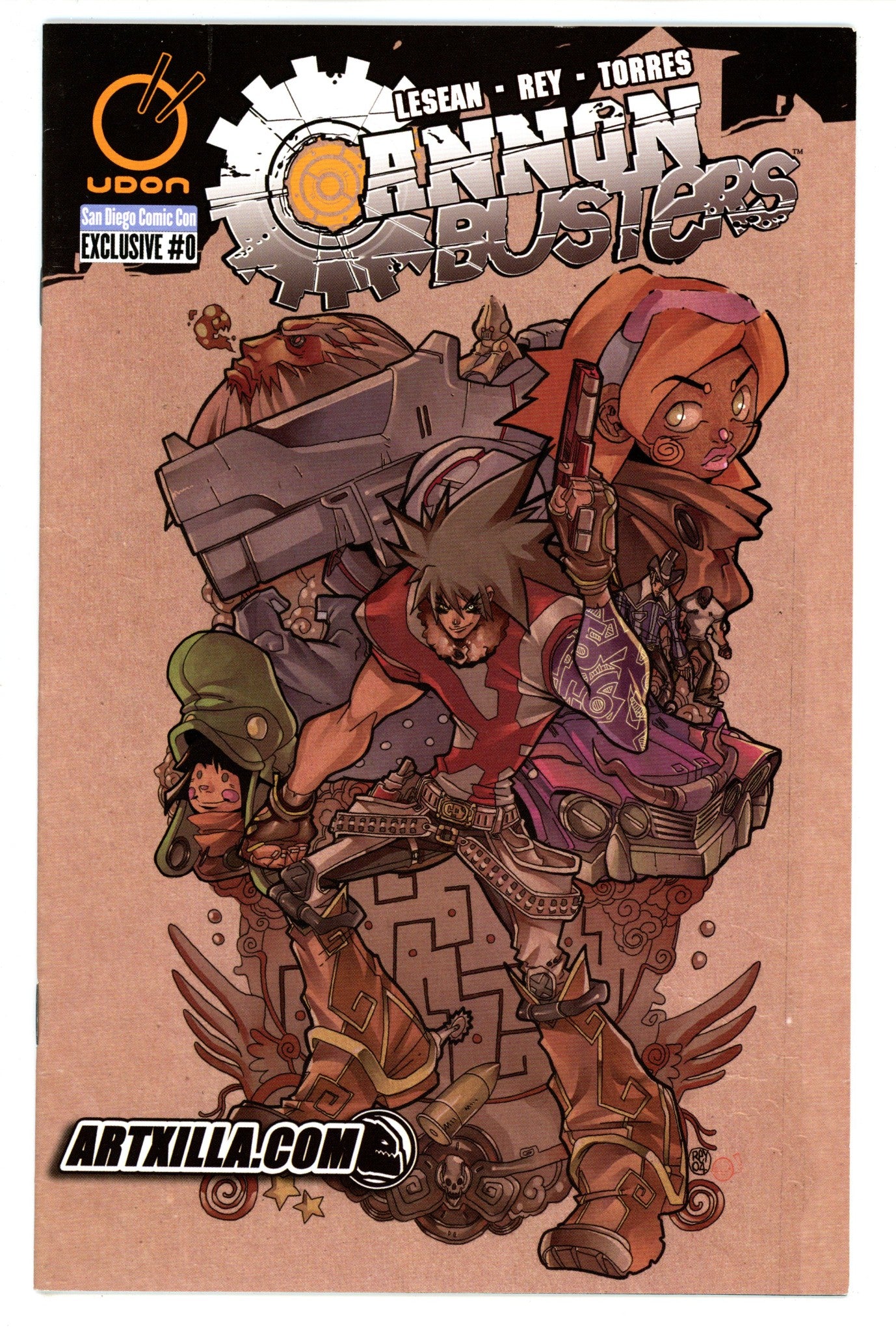 Cannon Busters 0 VF (8.0) (2004) Rey Convention Variant 