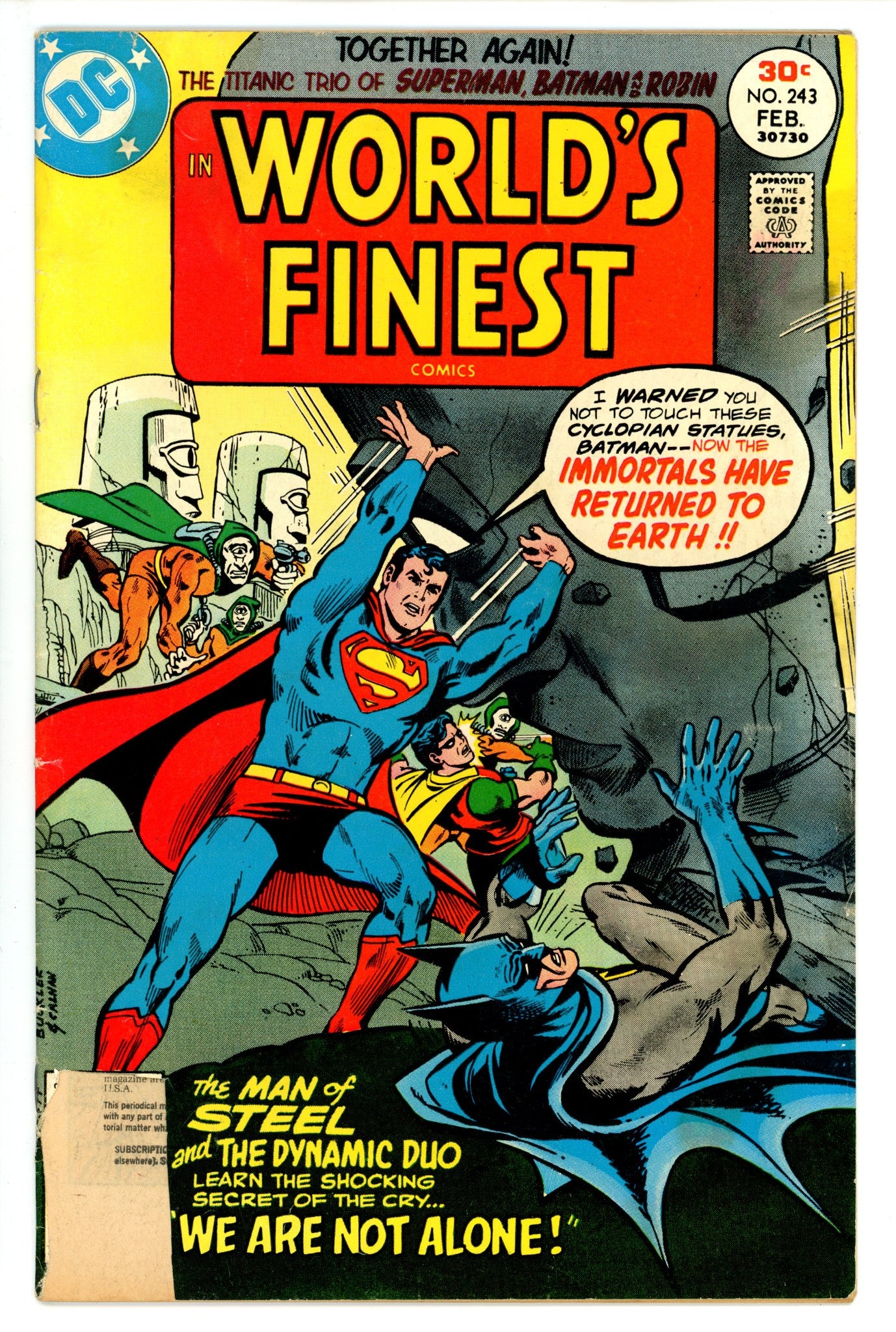 World's Finest Comics 243 FR/GD (1977)