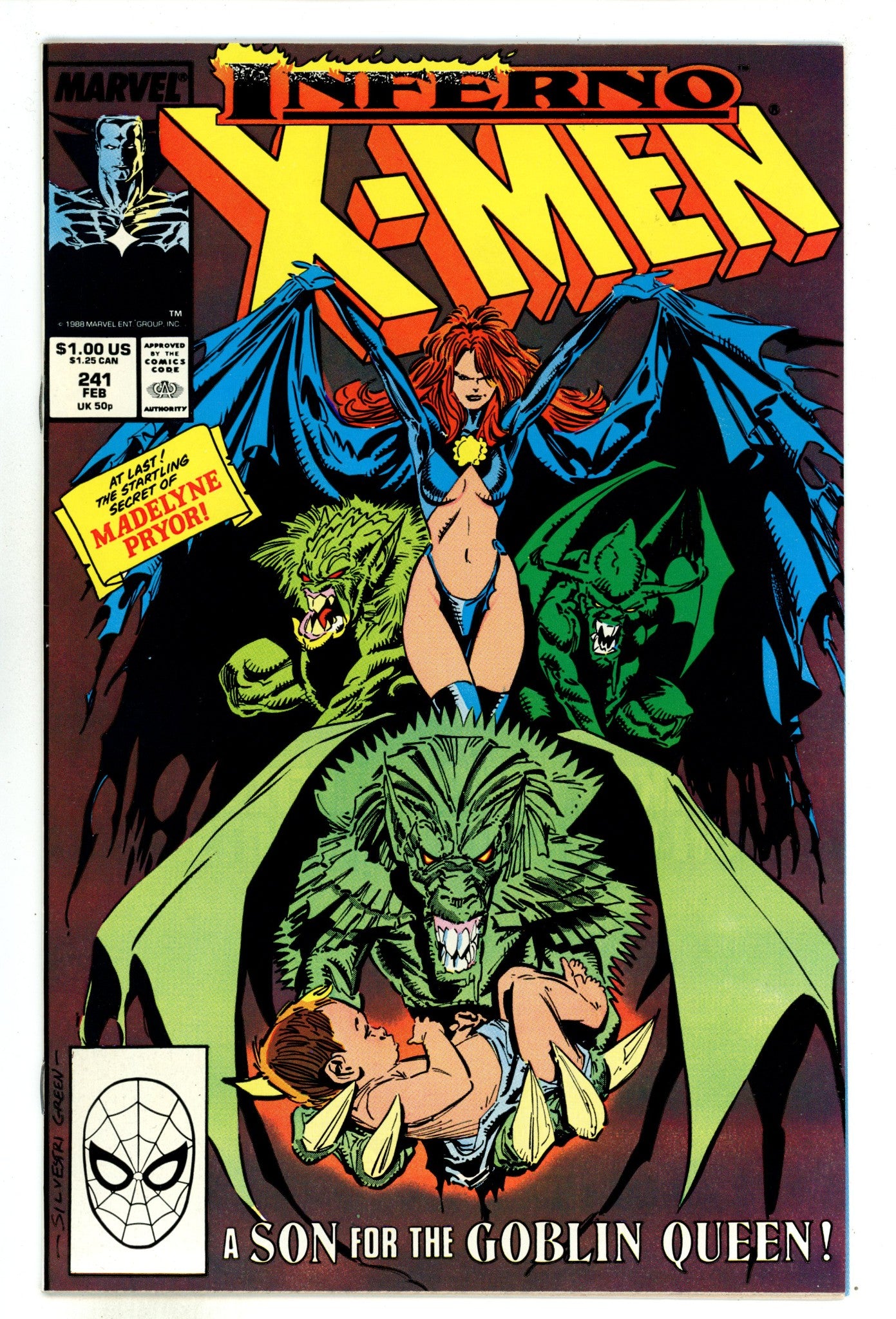 The Uncanny X-Men Vol 1 241 High Grade (1989) 