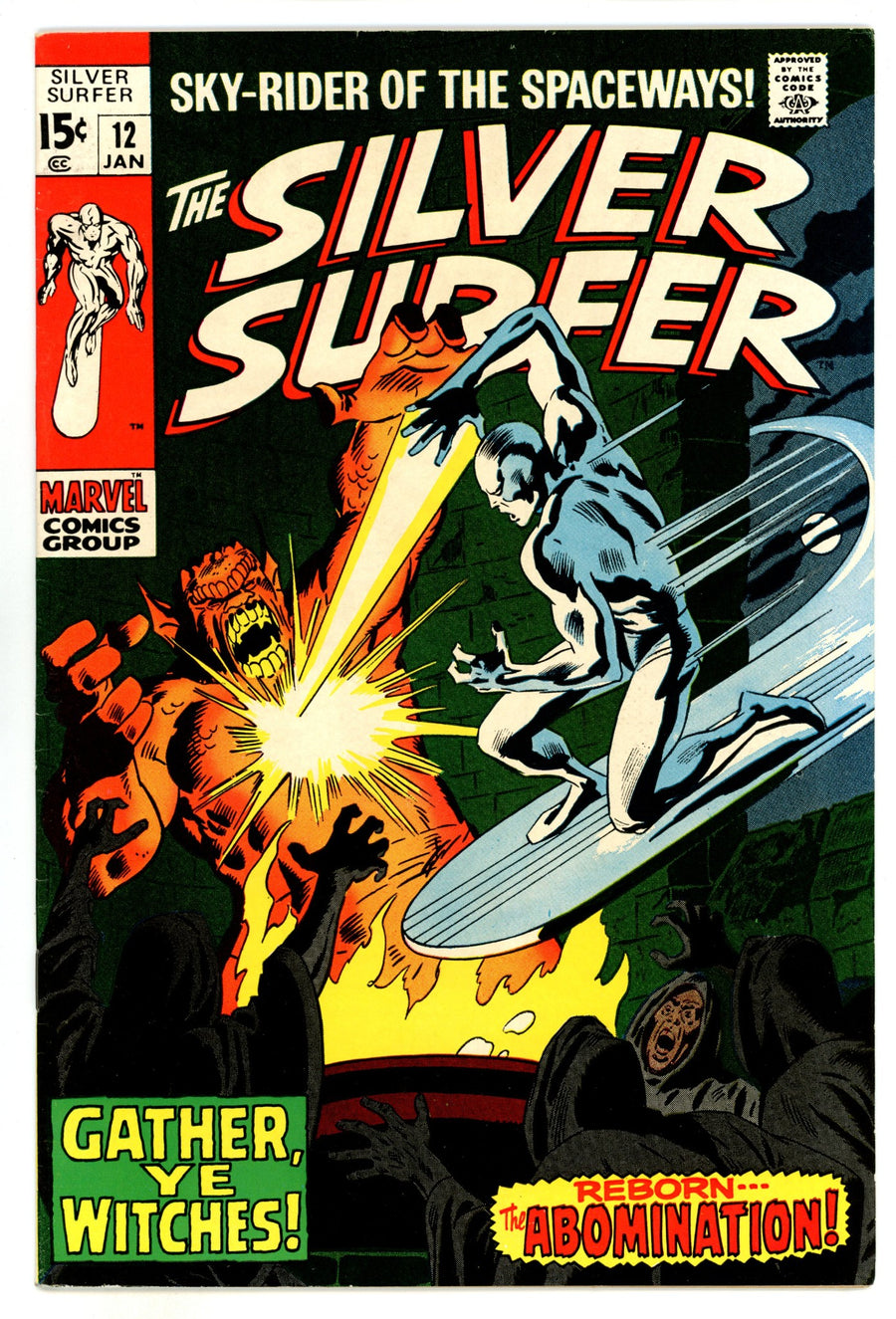 The Silver Surfer Vol 1 12  VF+ (8.5)  (1970)  