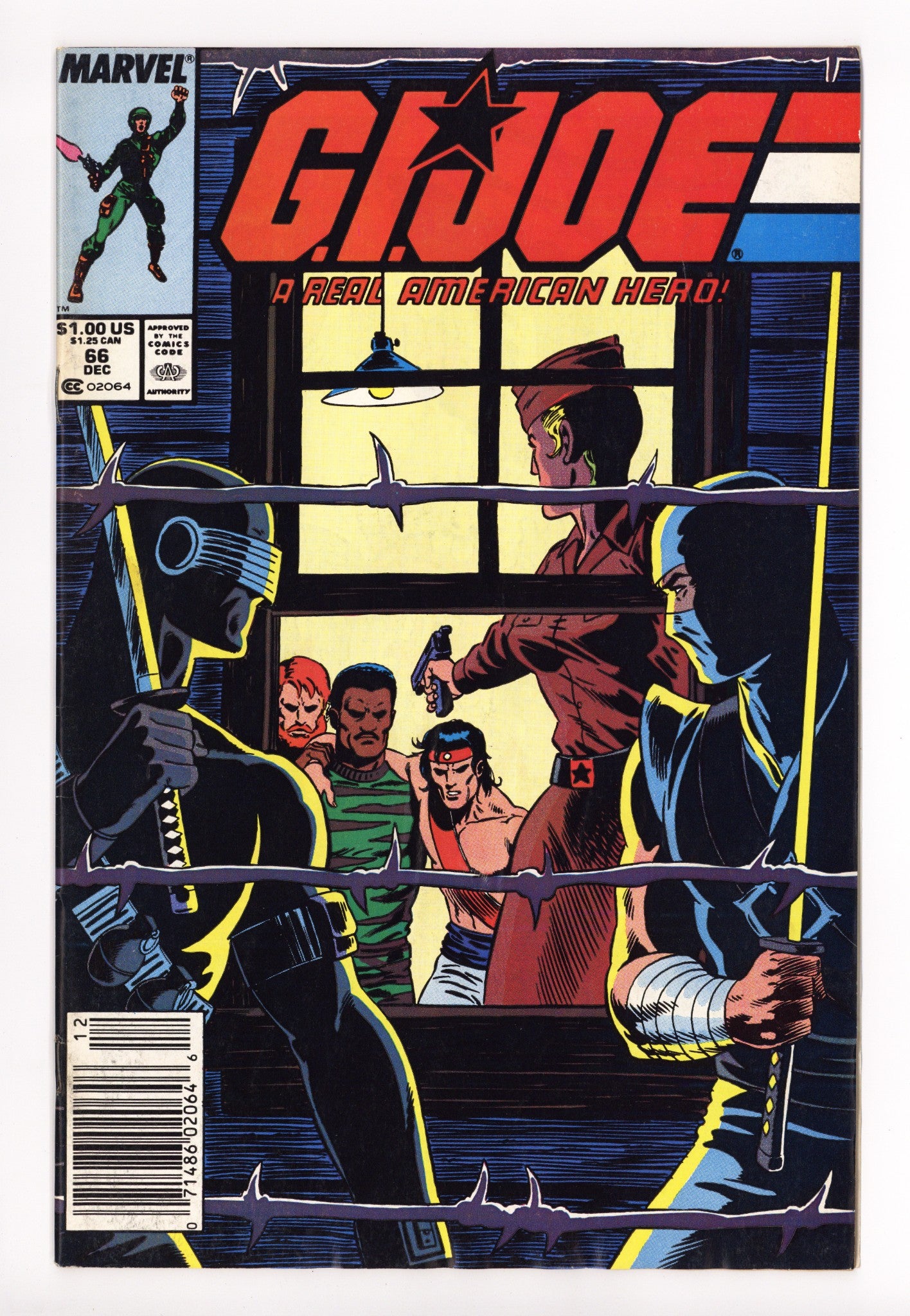 G.I. Joe, A Real American Hero 66 Low Grade (1987) Newsstand 