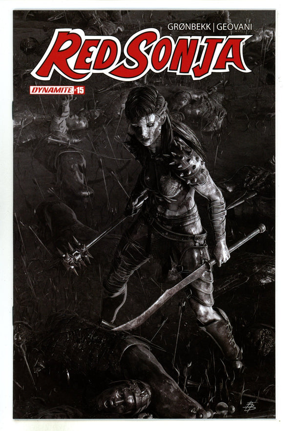 Red Sonja Vol 7 15 Barends B&W Incentive Variant (2024)