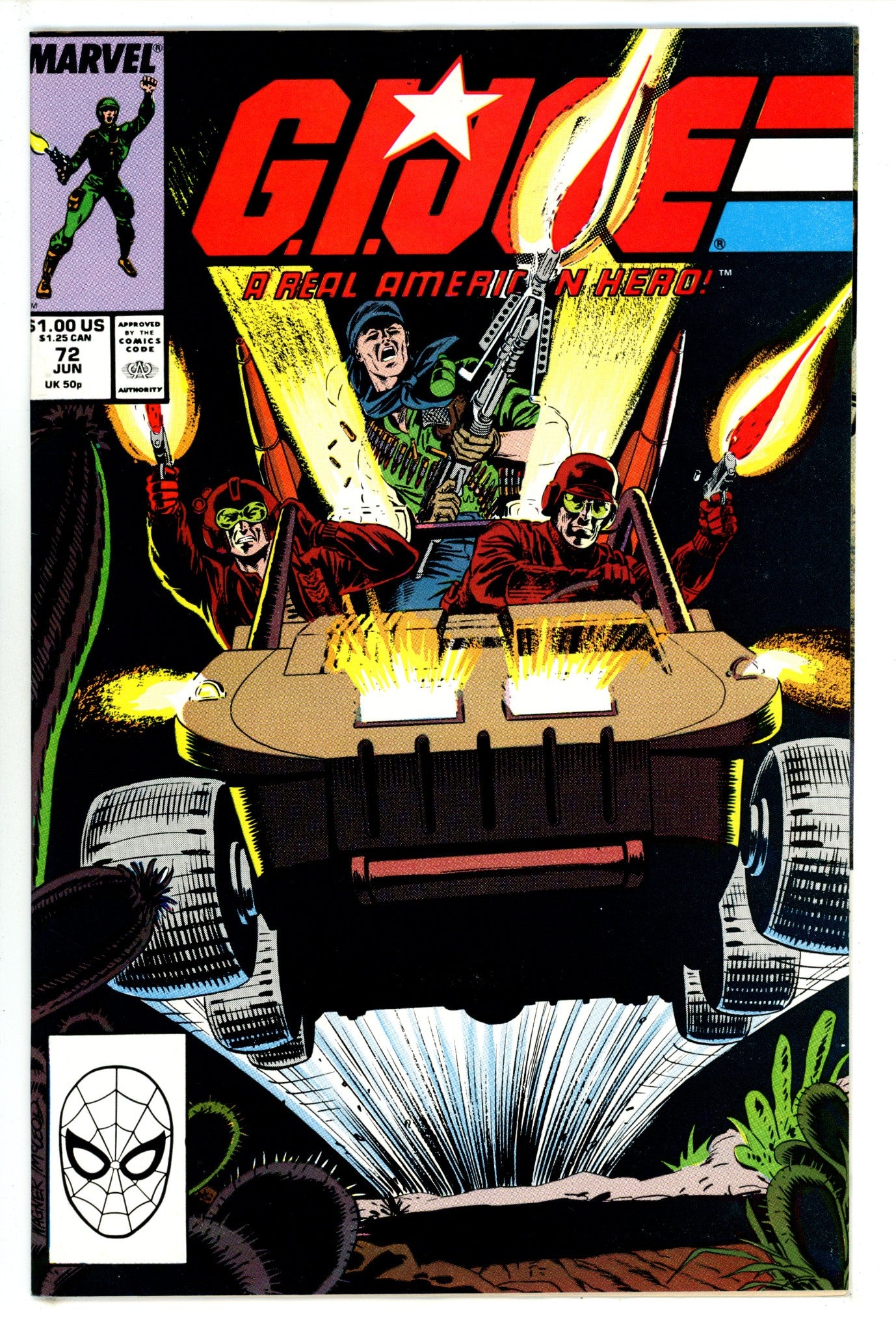 G.I. Joe, A Real American Hero 72 VF+ (1988)