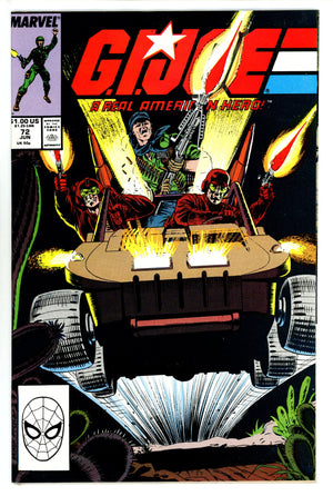 G.I. Joe, A Real American Hero 72 VF+ (1988)