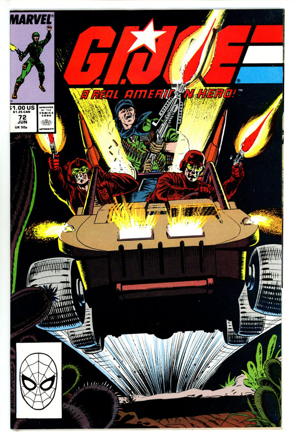 G.I. Joe, A Real American Hero 72 VF+ (1988)