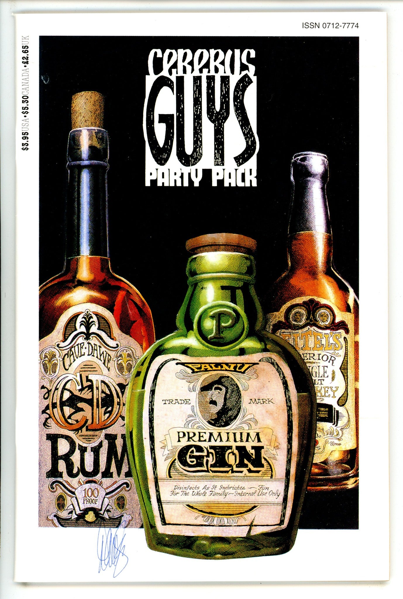 Cerebus: Guys Party Pack 1 VF/NM Signed Dave Sim (1996)