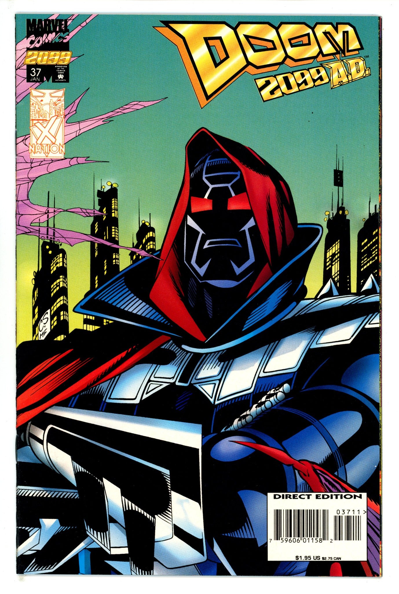 Doom 2099 Vol 1 37 NM- (1996)
