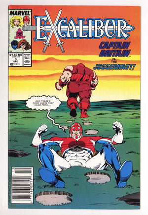 Excalibur Vol 1 3 High Grade (1988) Newsstand