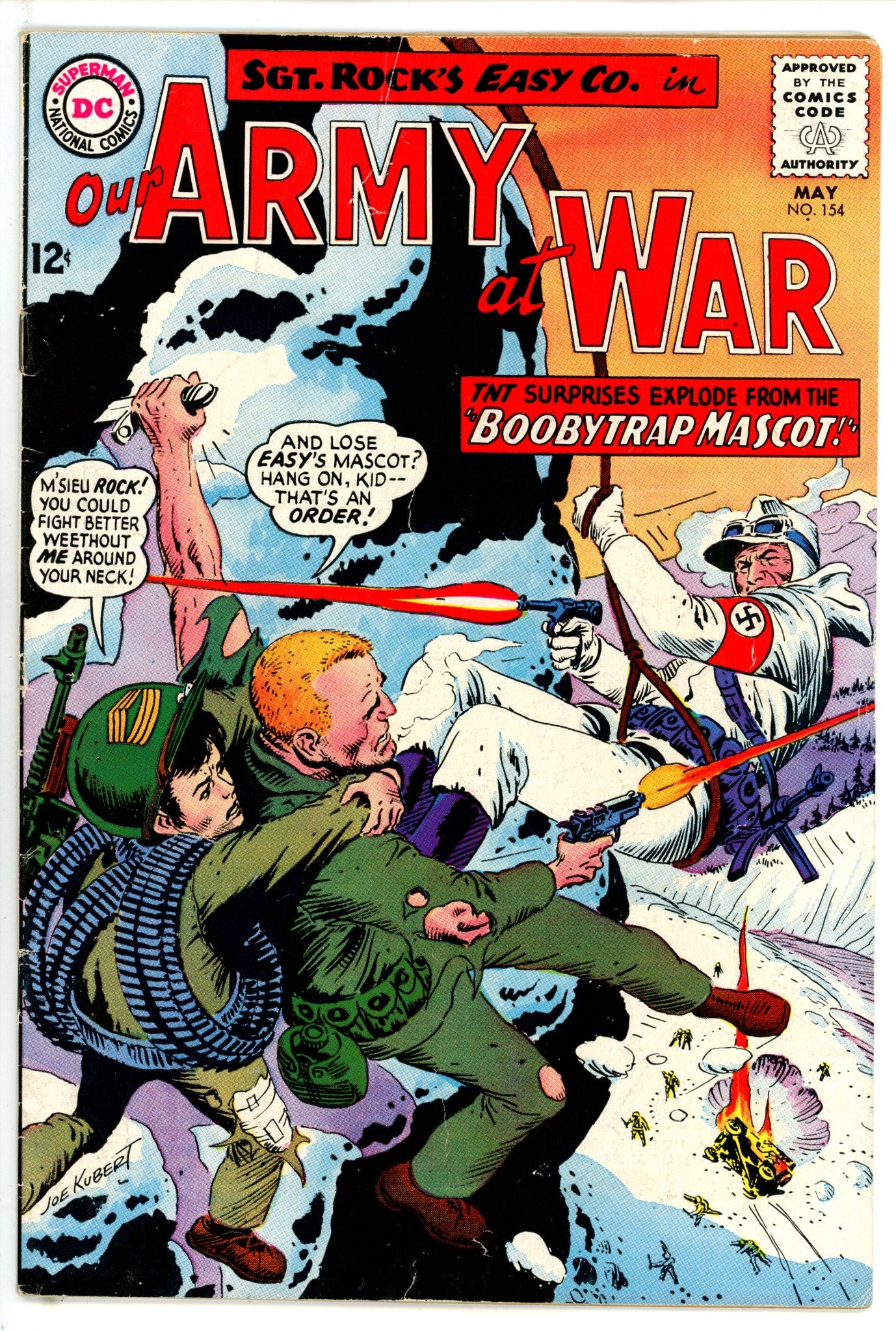 Our Army at War Vol 1 154 VG+ (4.5) (1965) 
